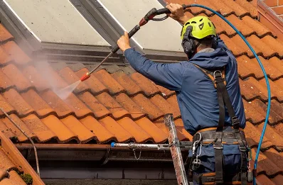 Démoussage et hydrofuge de toiture à Luché-Pringé
